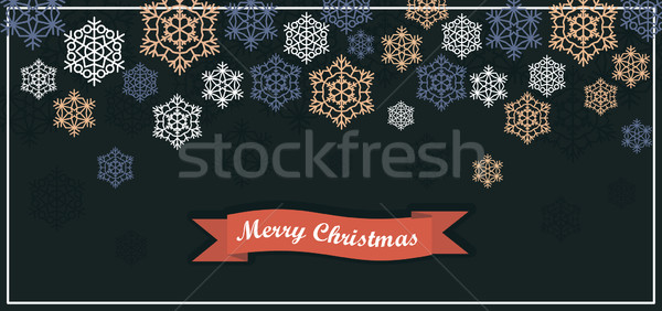 Alegre Navidad tarjeta de felicitación textura feliz Foto stock © nosik