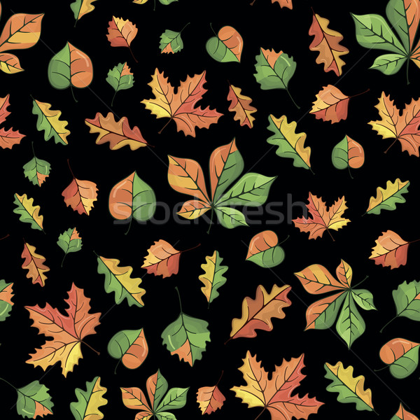 vector autumn pattern Stock photo © nosik