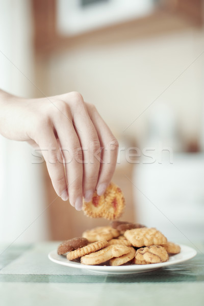 Taking cookie Stock photo © Novic