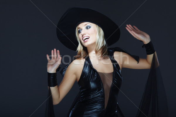 Merry witch Stock photo © Novic