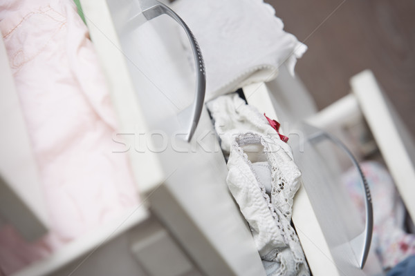 Salissant vêtements armoire horizontal photo résumé [[stock_photo]] © Novic
