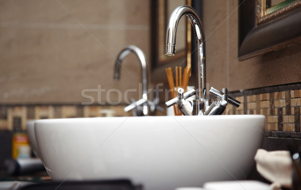 Sink with taps Stock photo © Novic