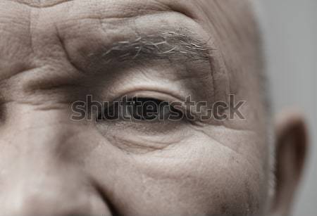 高齢者 男 顔 見える カメラ 水平な ストックフォト © Novic