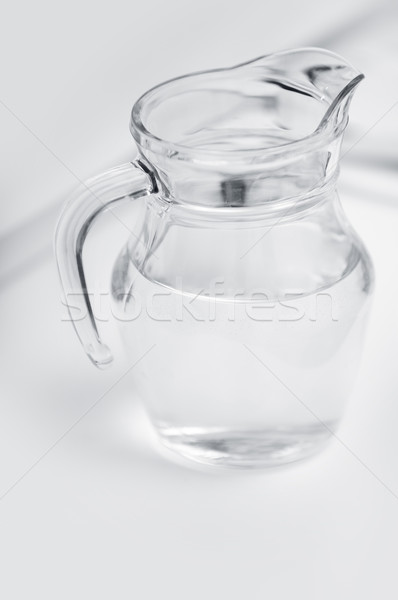 Glass can with water Stock photo © Novic