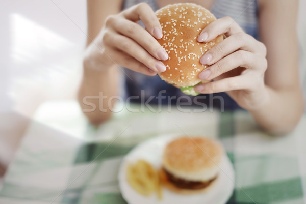 Stock photo: Hamburger