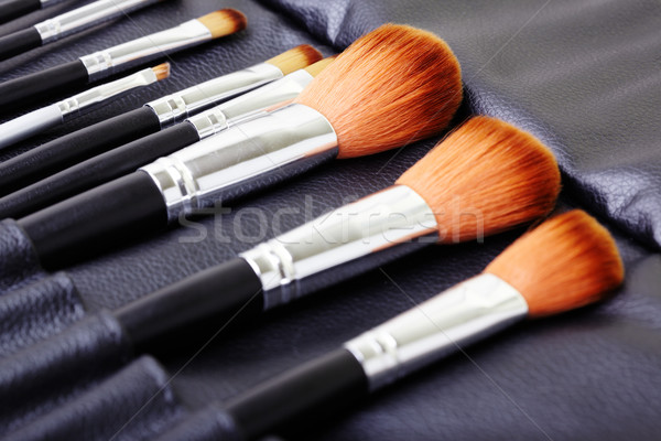 Make-up Pinsel Set Foto malen Schönheit Stock foto © Novic