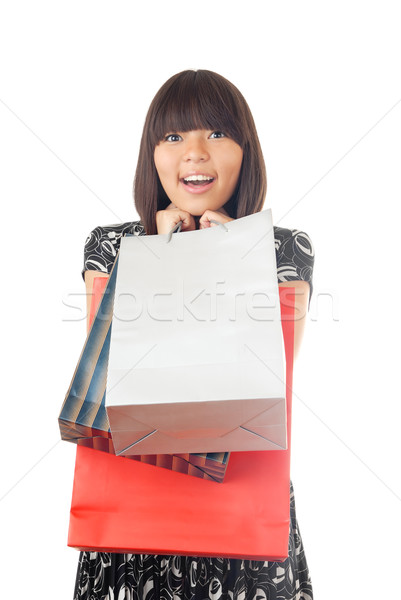 I love shopping of gifts Stock photo © Novic