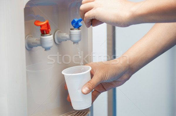 Drinking purified water Stock photo © Novic