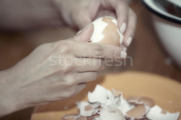 Egg cooking Stock photo © Novic