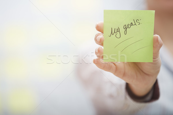 My goals planning Stock photo © Novic