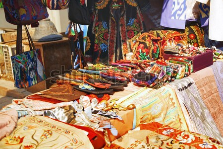 Bit pazarı el yapımı alışveriş seyahat hediye bebek Stok fotoğraf © Novic