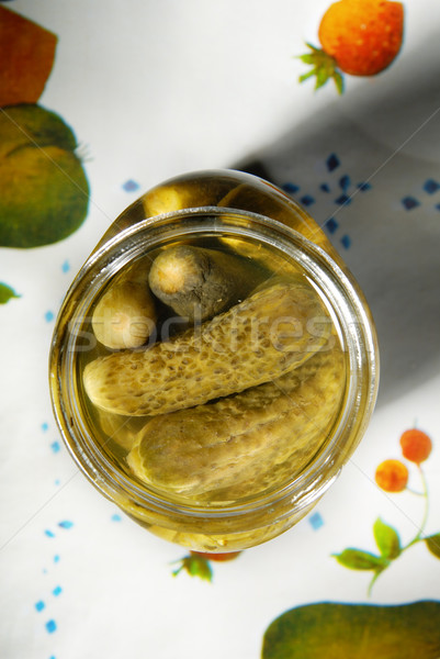 Brined cucumbers Stock photo © Novic