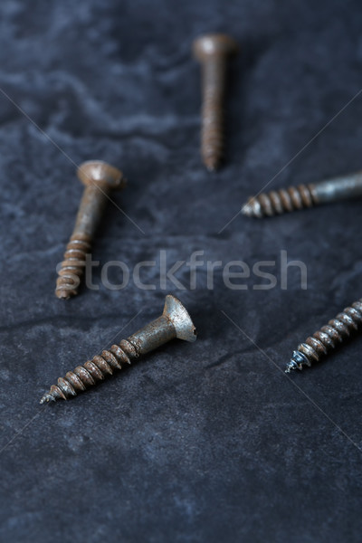 Group of rusty screws Stock photo © Novic