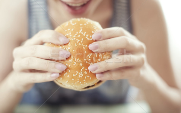 Hamburger Stock photo © Novic