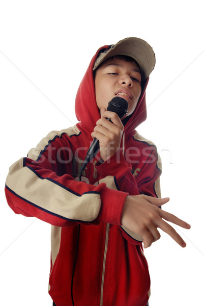 Stock photo: I love hiphop