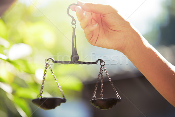 Stock photo: Scales