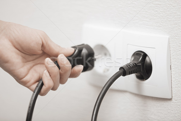 Electric plug Stock photo © Novic