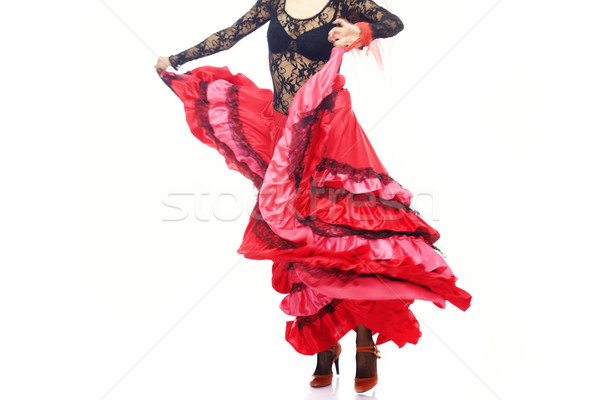 Flamenco donna dancing moda arte Foto d'archivio © Novic