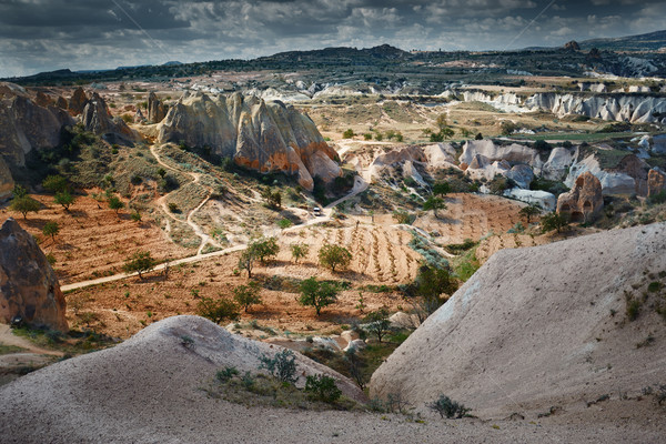 Rock Turcja poziomy Fotografia krajobraz piękna Zdjęcia stock © Novic