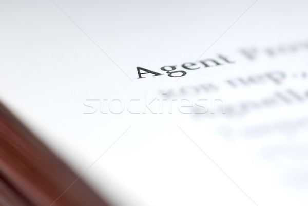 Agent message Stock photo © Novic