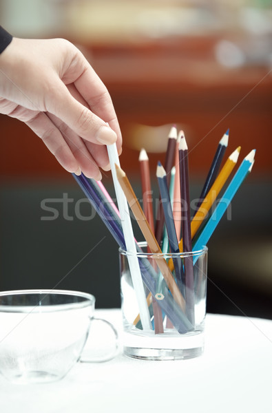 Selecting pencil Stock photo © Novic