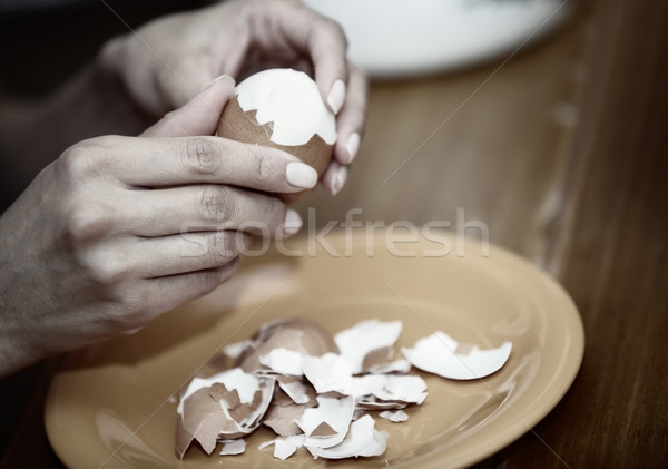 Egg cooking Stock photo © Novic