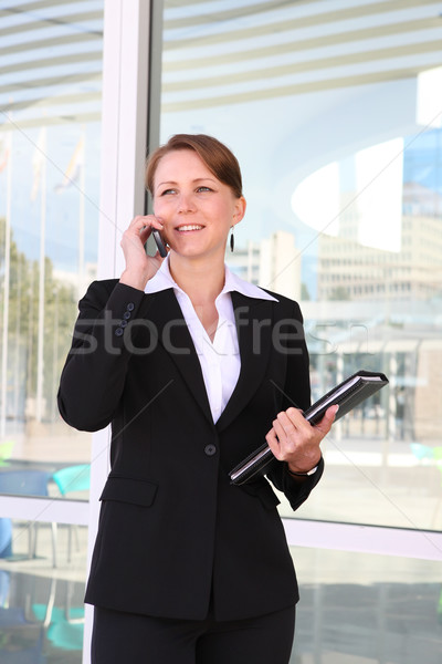 Pretty Business Woman at Office Stock photo © nruboc