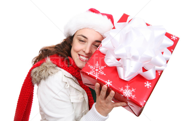 Pretty Woman at Christmas Stock photo © nruboc