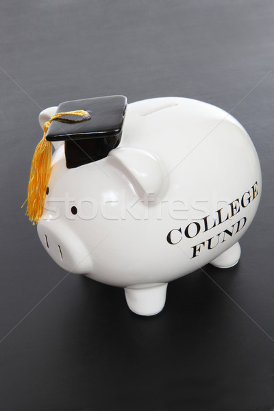 Сток-фото: Piggy · Bank · колледжей · Закон · фонд · черный · школы