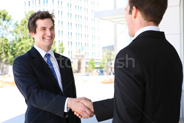 Uomo d'affari squadra stretta di mano ufficio stringe la mano business Foto d'archivio © nruboc