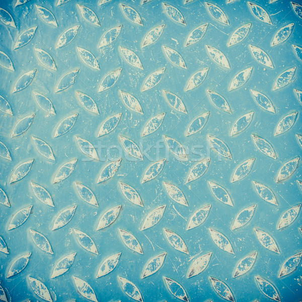 Stock photo: Blue texture, Table of steel sheet.