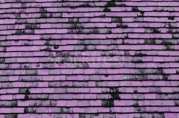 Pink tiled roof for background usage Stock photo © nuiiko