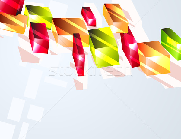 3d bright abstract background Stock photo © nurrka