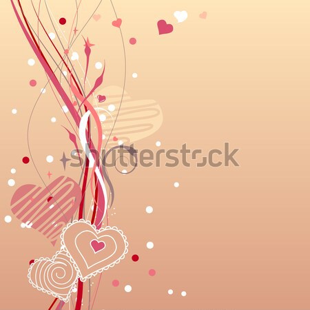 Сток-фото: сердцах · подвесной · пастельный · Валентин
