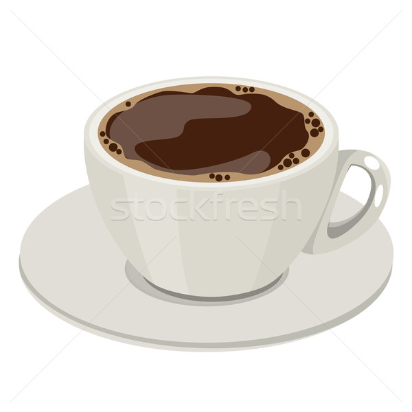 Foto stock: Taza · caliente · taza · de · café · café · no · restaurante