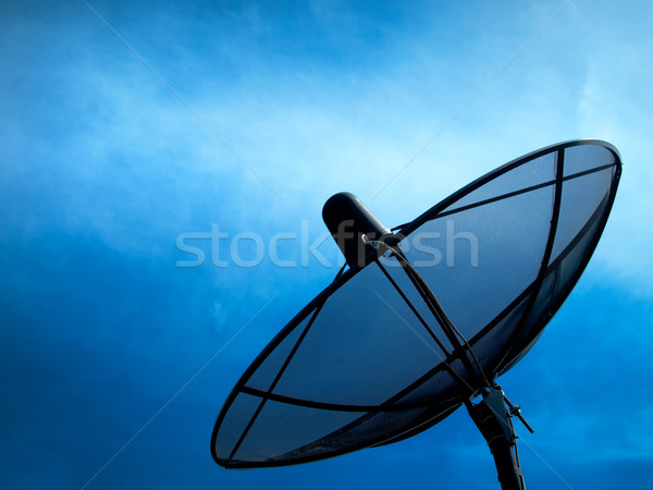 Black Satellite Stock photo © nuttakit