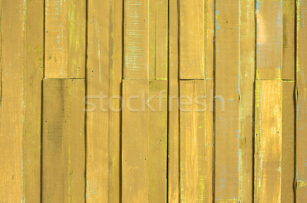 Citromsárga szín festék palánk fal textúra Stock fotó © nuttakit