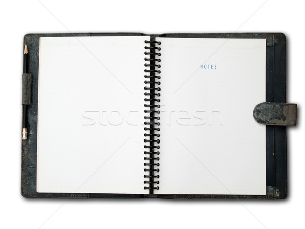 back leather cover binder Stock photo © nuttakit