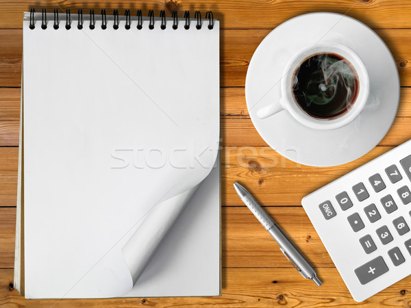 cup of hot coffe Stock photo © nuttakit