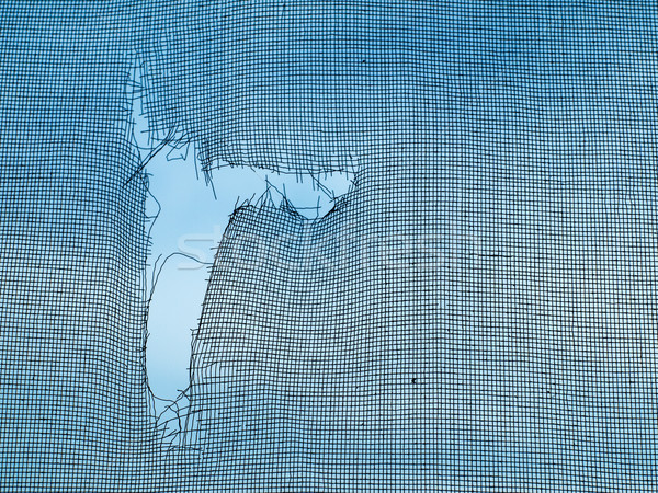Sivrisinek tel ekran eski Stok fotoğraf © nuttakit