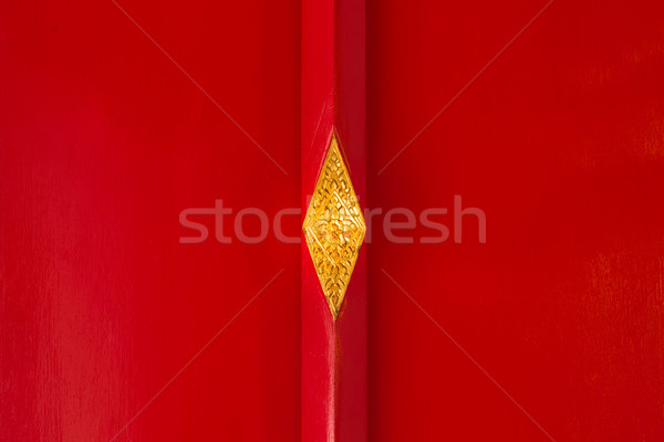 Golden carved wood Stock photo © nuttakit