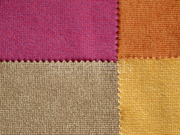 Sample Fabric Hot Tone Color Stock photo © nuttakit