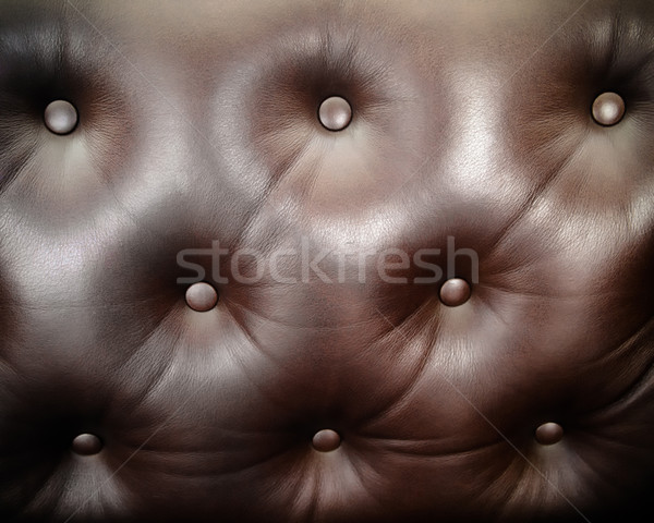 Donkere bruin leder afgewerkt meubels abstract Stockfoto © nuttakit