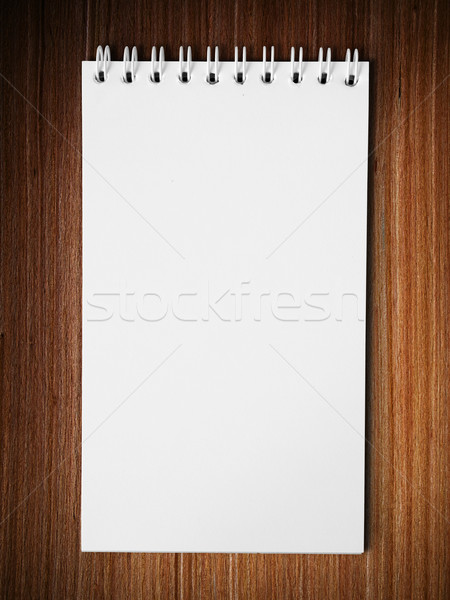 Long Blank White Note Book Vertical Stock Photo C Nuttakit Stockfresh