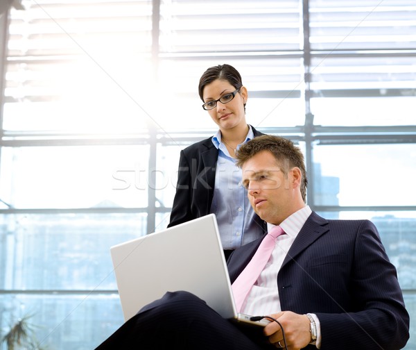 Businessman and associate Stock photo © nyul