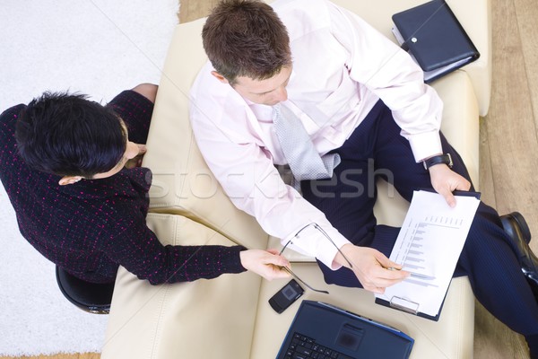 Office workers teamworking Stock photo © nyul