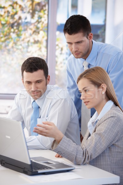 Small businessgroup working together Stock photo © nyul