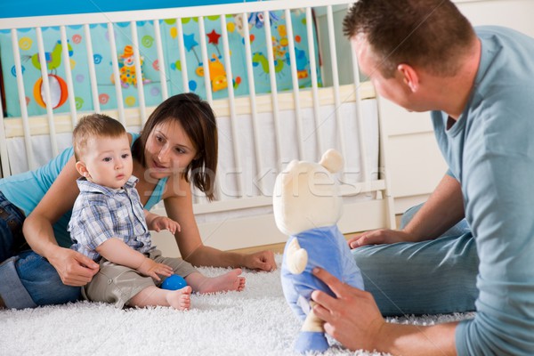  Family playing together Stock photo © nyul