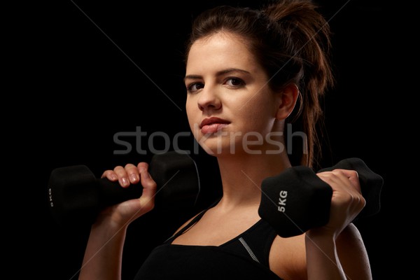 Portrait of sporty girl Stock photo © nyul
