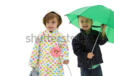 Children ready for party Stock photo © nyul